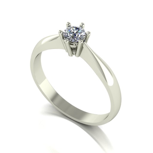 4.0mm Round Brilliant  Moissanite Classic Solitaire Ring.jpg