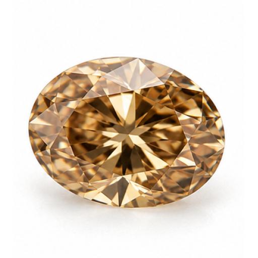 Shaped Champagne Moissanite